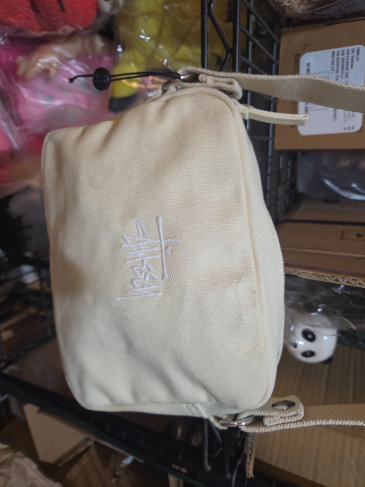 Stussy Canvas Side Pouch Neutral