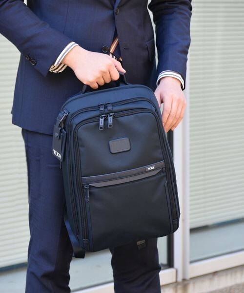 Tumi Alpha 3 Backpack Slim solutions Business Sports Nylon Black & Blue Outlet