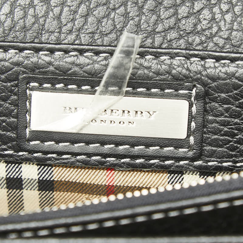 BURBERRY Nova Check Shadow Horse business bag clutch bag mens 【Used】