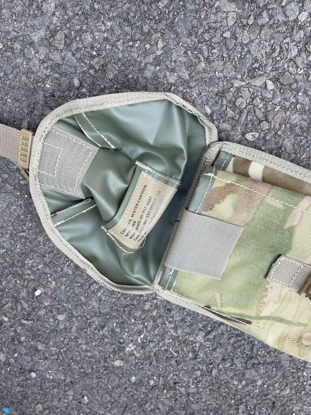 UK British Army Surplus Issue MTP IRR PLCE 58 Patt. Water Bottle Webbing Pouch