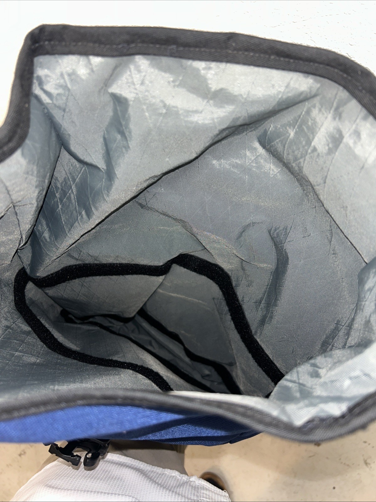 North st Davis Backpack Rolltop 20L Daypack Bag Made In Portland Oregon USA Blue