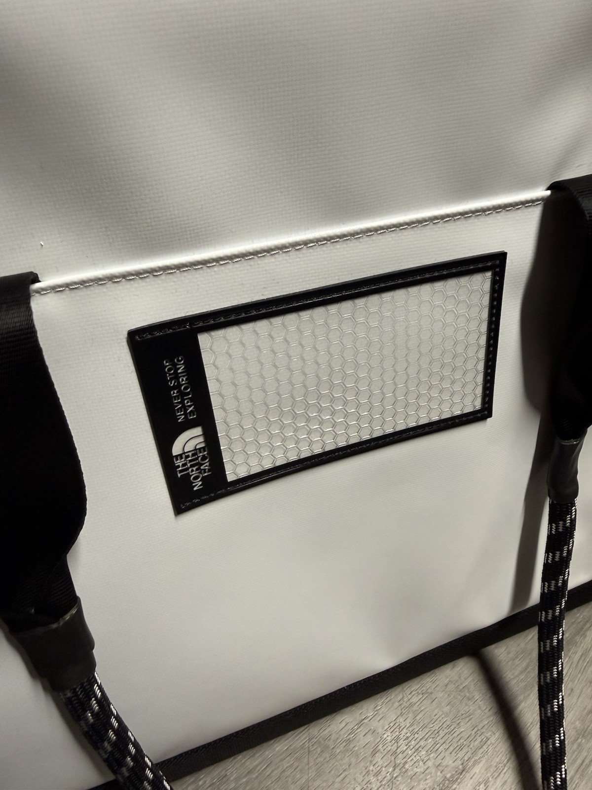 The North Face Base Camp Tote Bag Sample – TNF White/Black $175 MSRP
