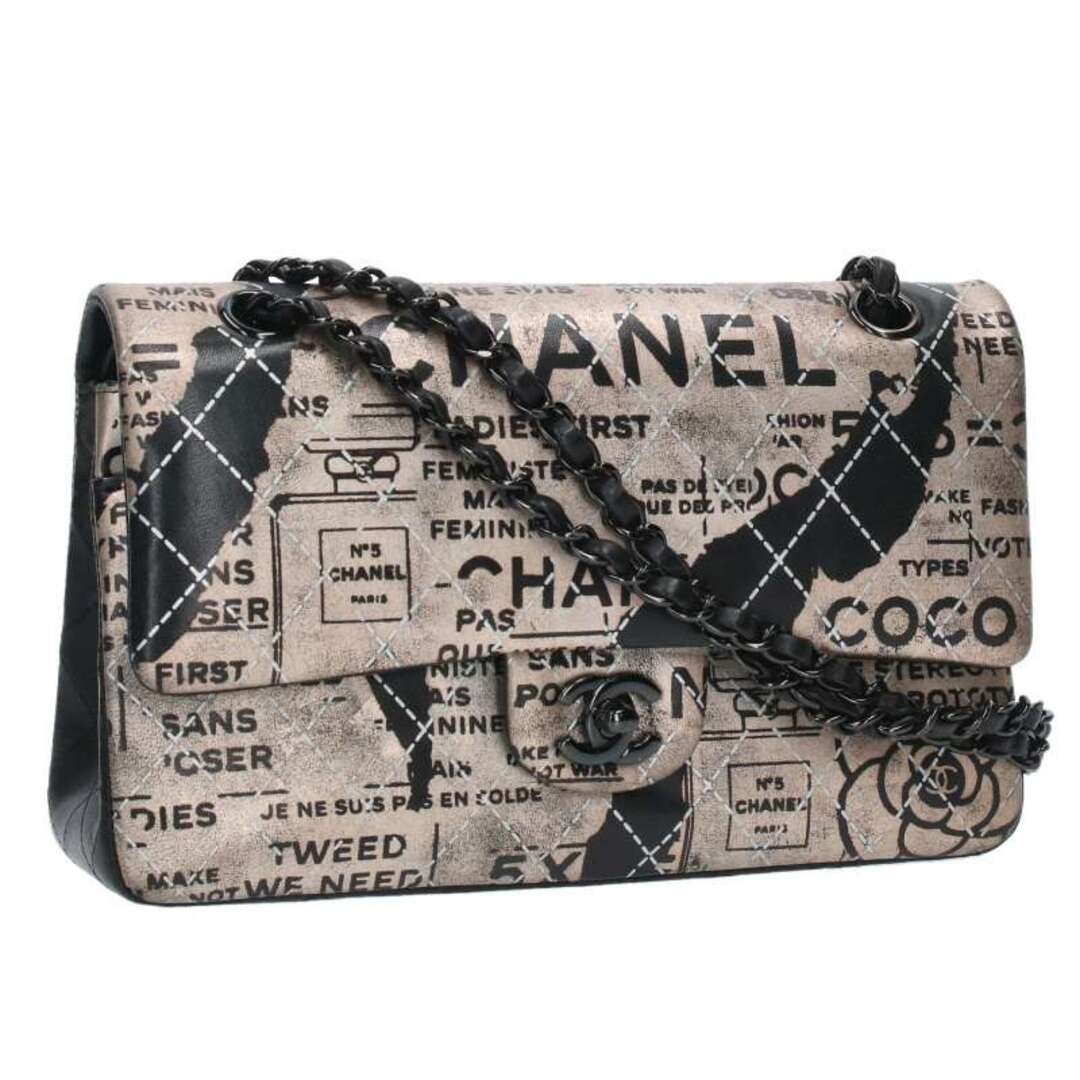 CHANEL Newspaper Matelasse W flap Shoulder Bag Men’s Used b376221ff71518d877425b