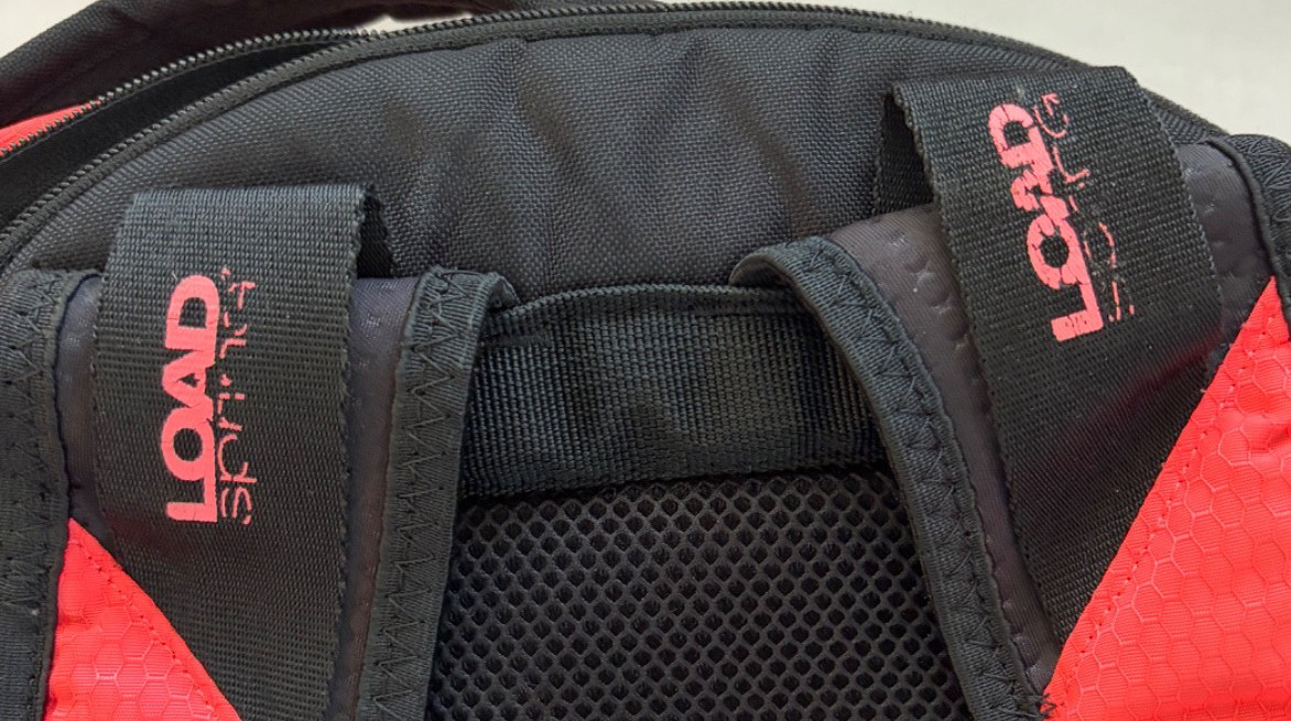 Adidas Ridgemont Backpack Black Red LoadSpring School Laptop Travel Bookbag Bag