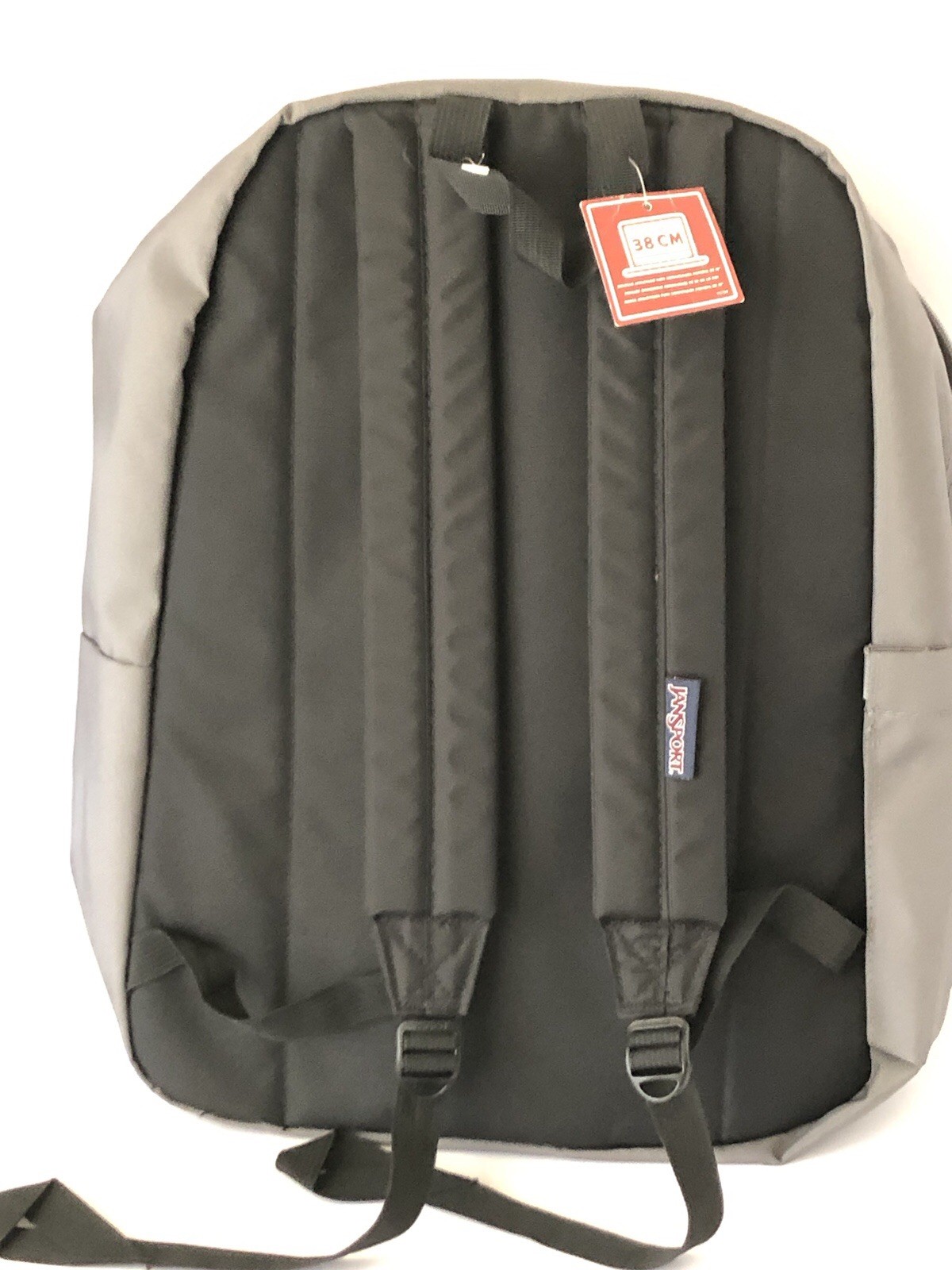 NWT JanSport Super Break Plus Graphite Grey Backpack 42cmx32cmx14cm