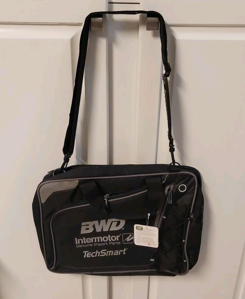 Leed’s BWD Intermotor Black Laptop Messenger Canvas Bag Shoulder Hand Crossbody