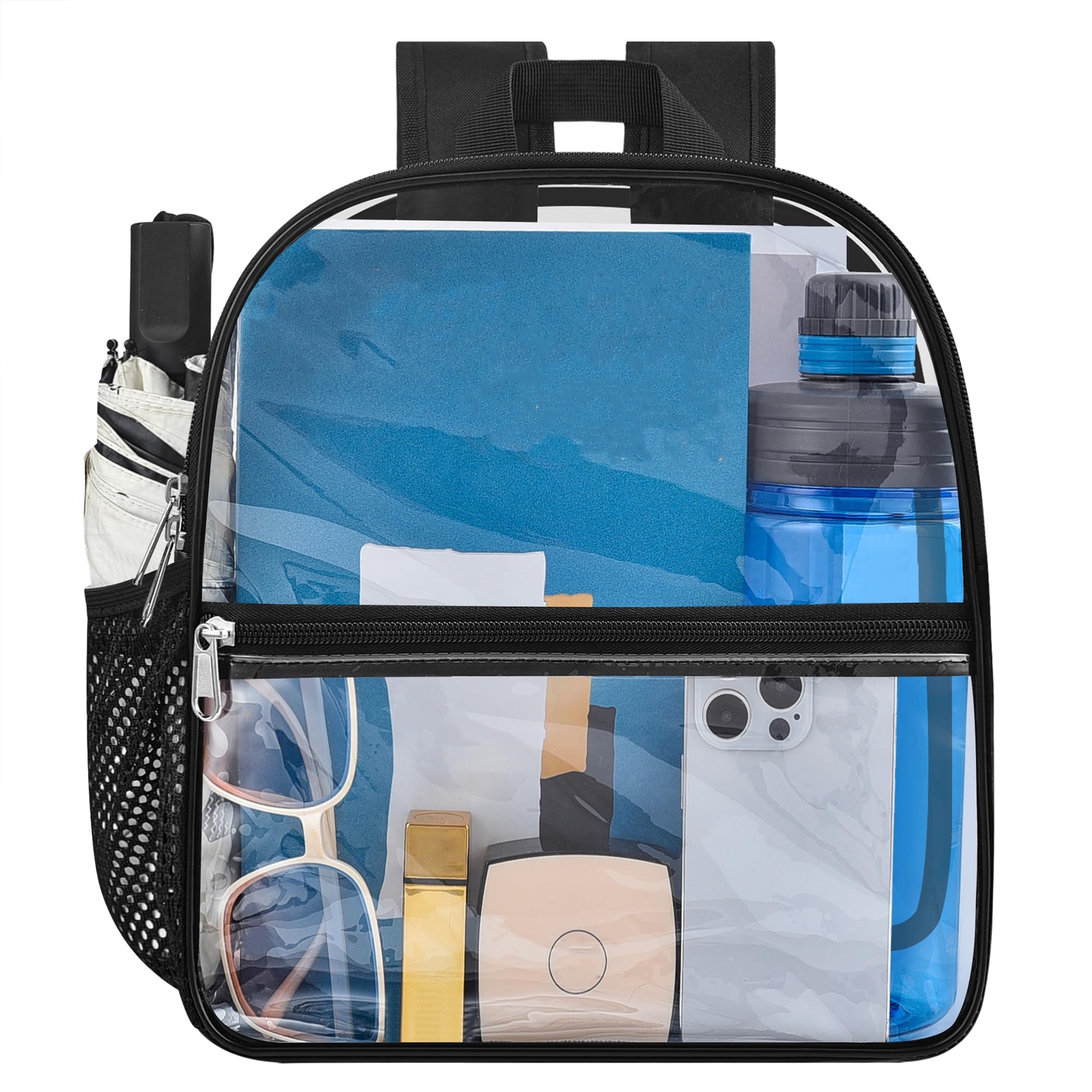 Stadium-Approved Clear Backpack for Sports and Concerts Small Transparent
