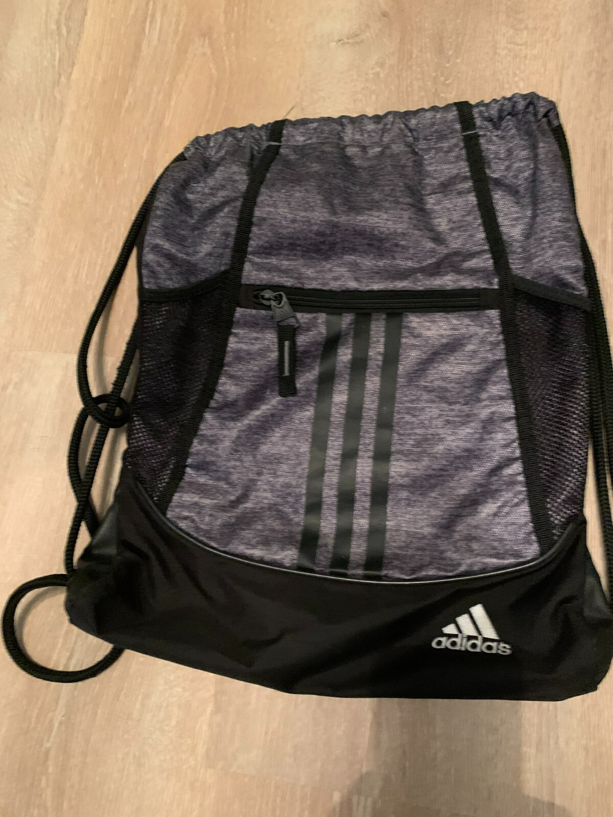 ADIDAS Alliance II ONIX Jersey Black/Grey sports sack drawstring closure