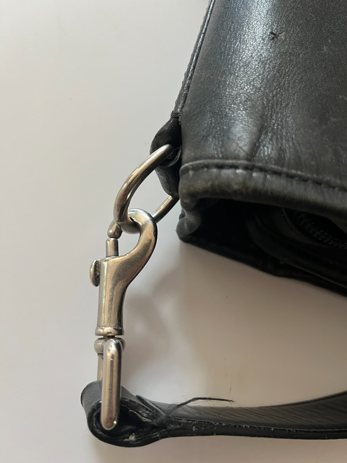 Vintage COACH Thompson Black Leather Briefcase Laptop Messenger Bag