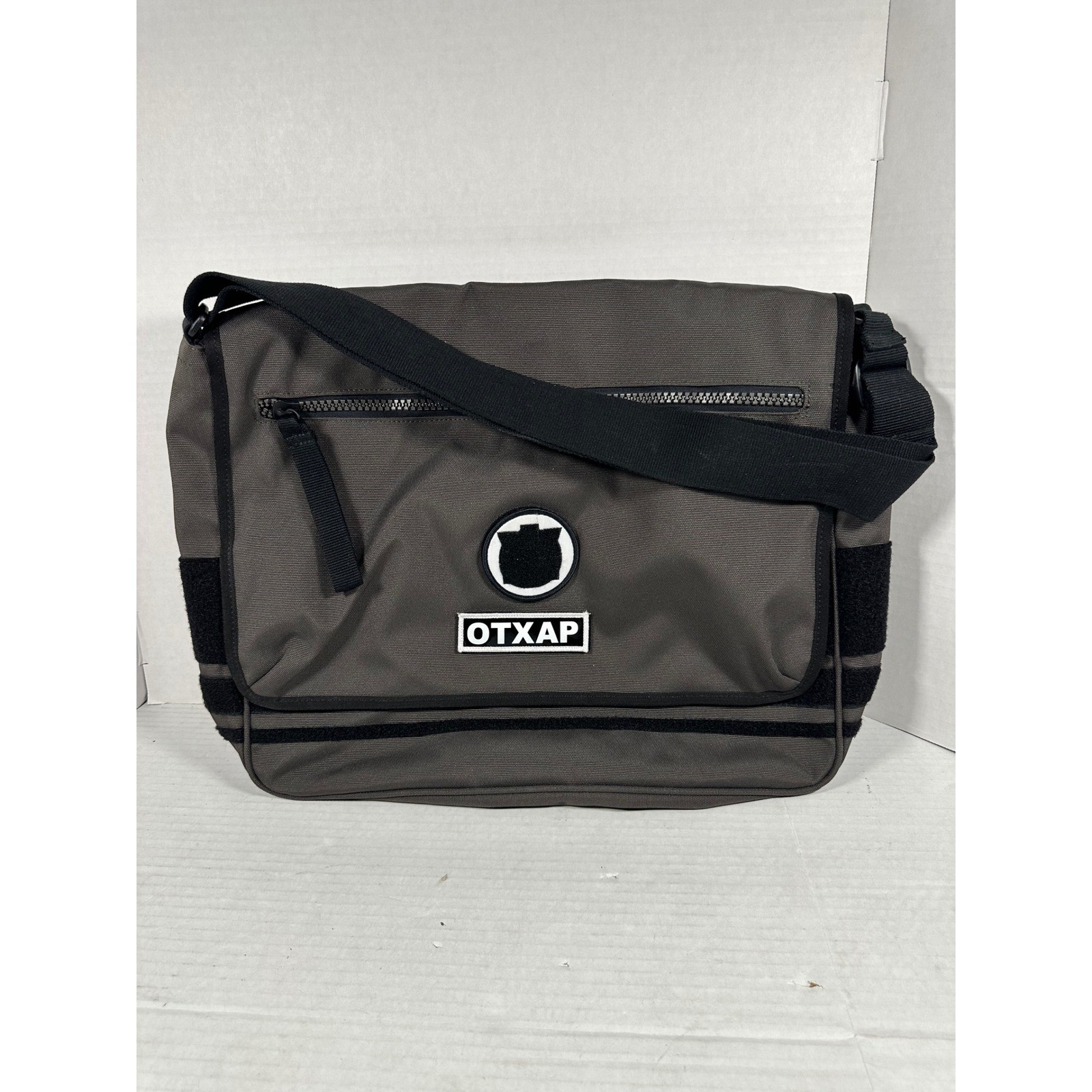 OnitsukaTiger x Andrea Pompilio Messenger Bag CharcoalGrey OTXAP Tactical Canvas