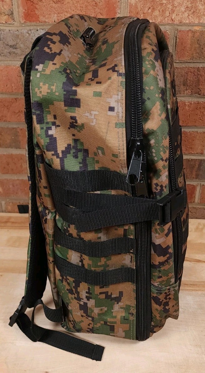 Vanguard Marine Corps Molle Backpack Digital Woodland Travel Bag