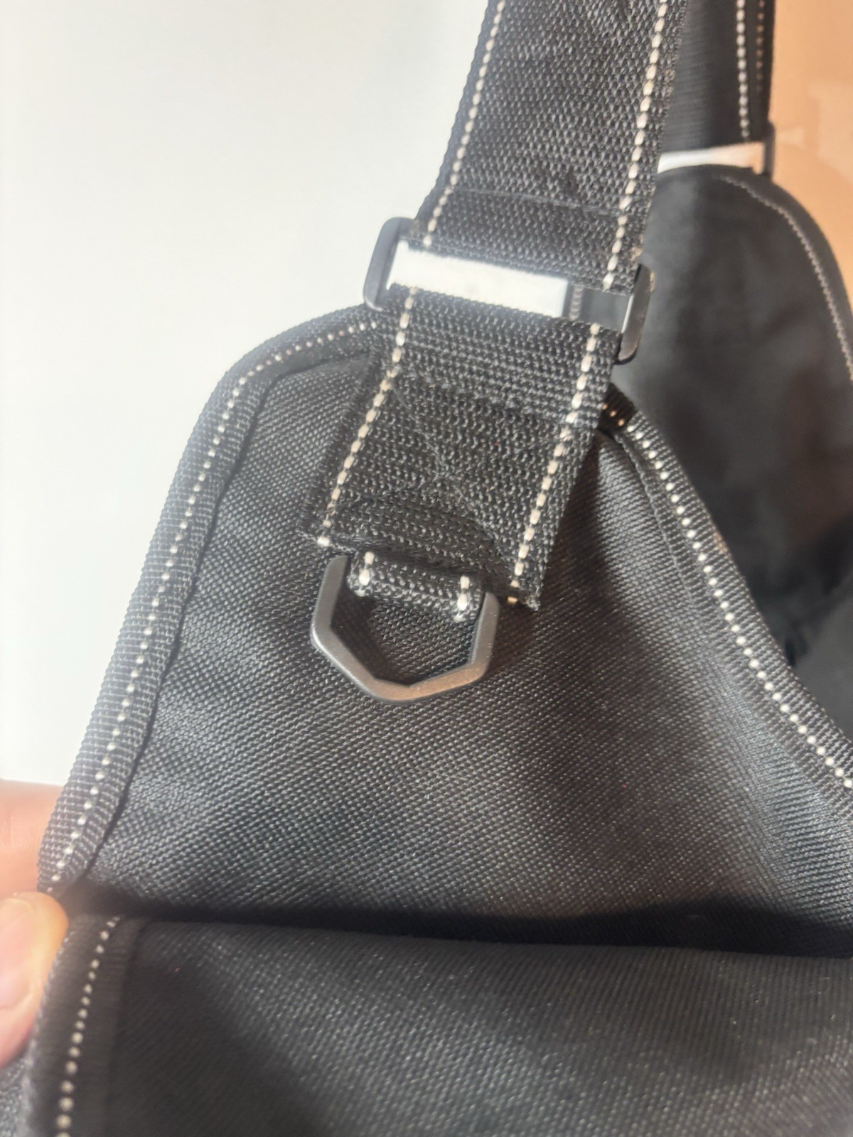 American Red Cross Messenger Bag Black. Multiple Pockets