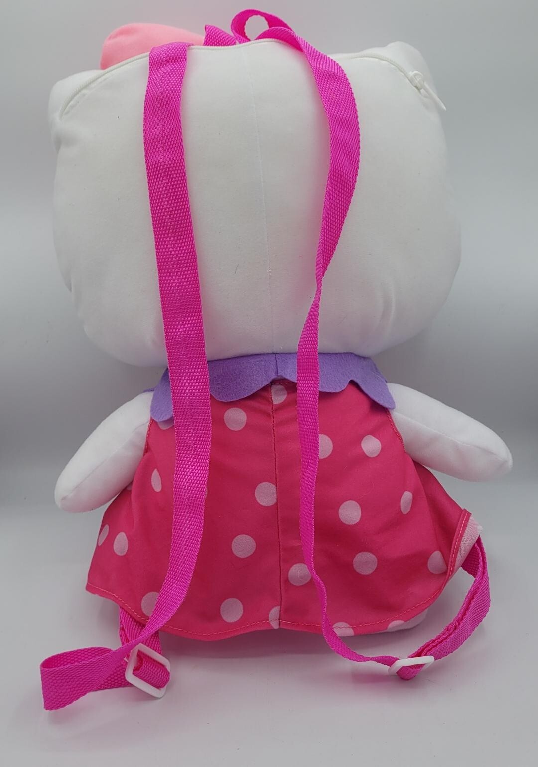 Hello Kitty Strawberry 16″ Plush Backpack Multi-Color-NWT