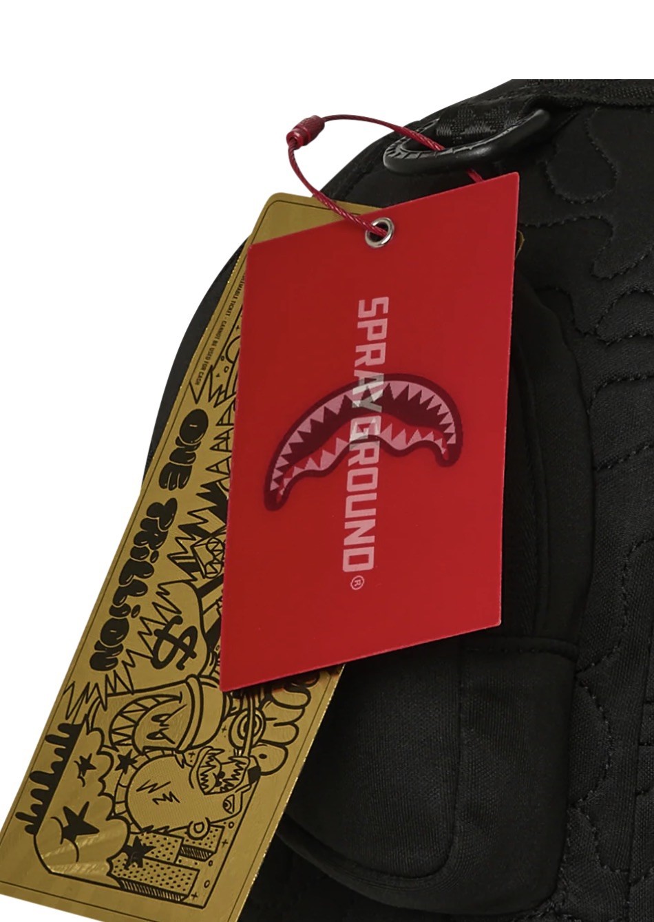 Sprayground Shark Central Kyushu Mountain Backpack❄️New Black Bookbag School Bag