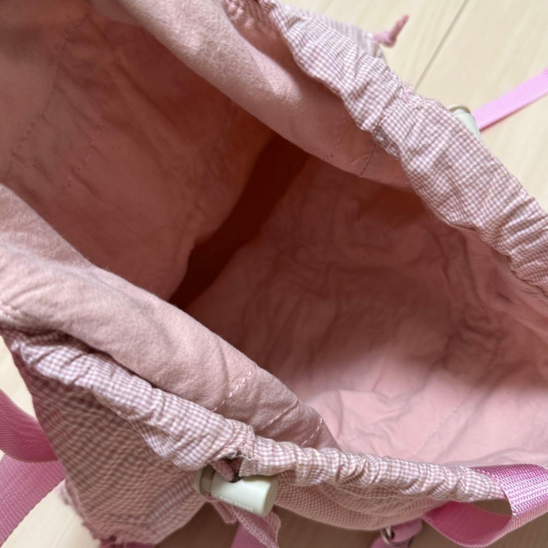 Pink Gingham Check Teddy Bear Rare Model