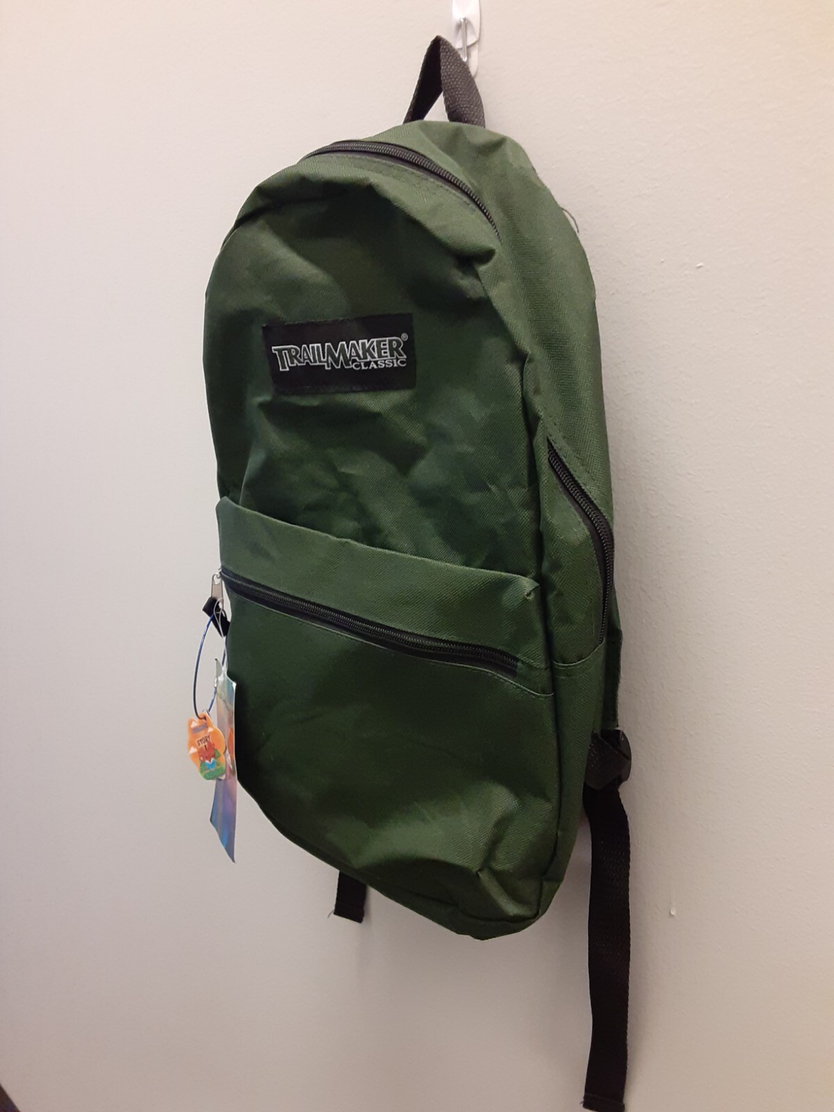 Trailmaker Backpack Standard Size Bookbag Green New With Tags