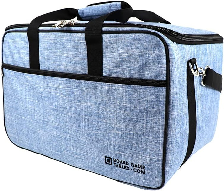 Board Game Bag – Fits 7 Standard-Sized Boxes – Carry with Backpack/Shoulder Stra