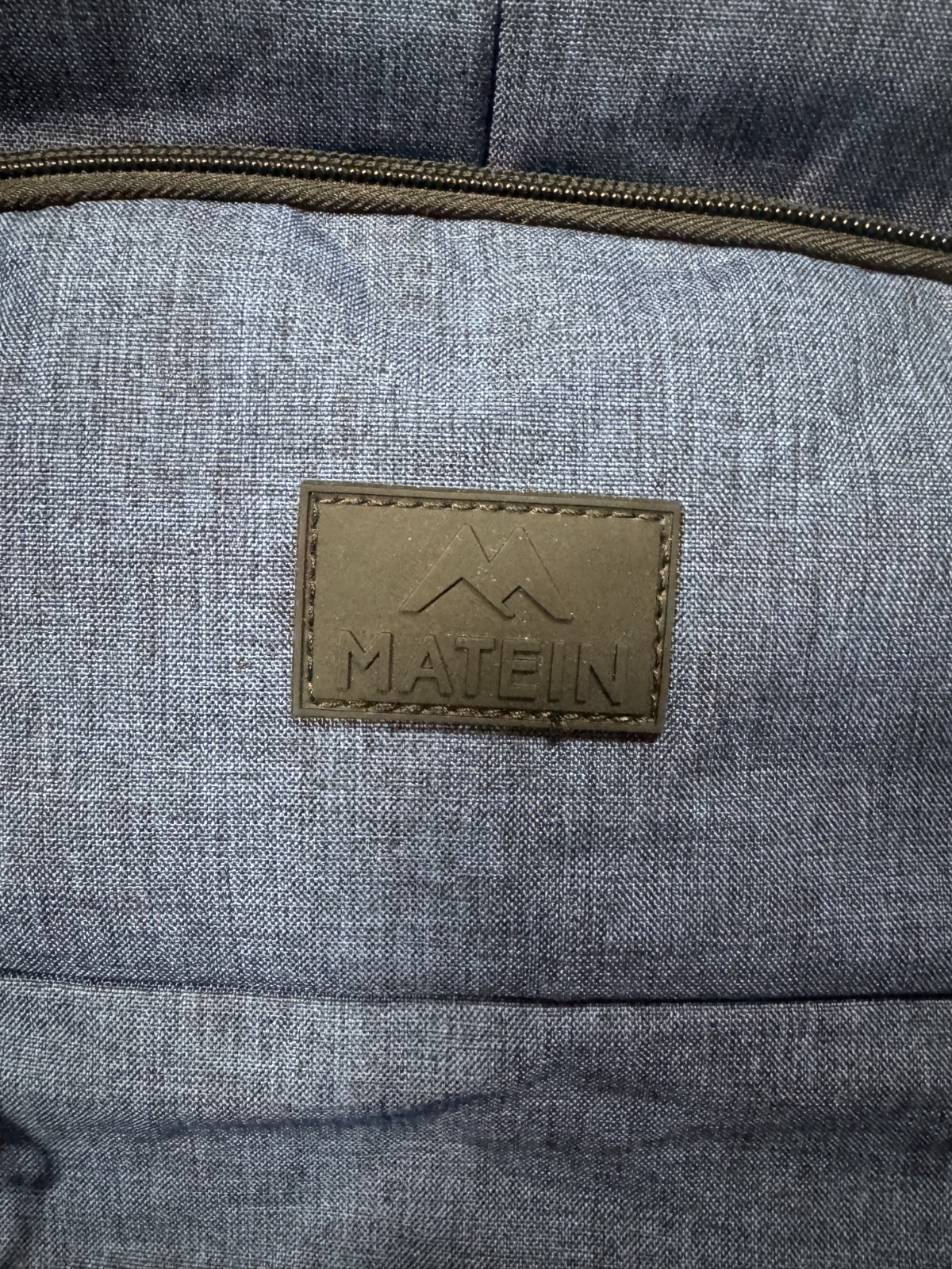 Matein Mlassic Laptop Men Heather Blue USB Charging Hidden Anti-Theft Pocket Bag