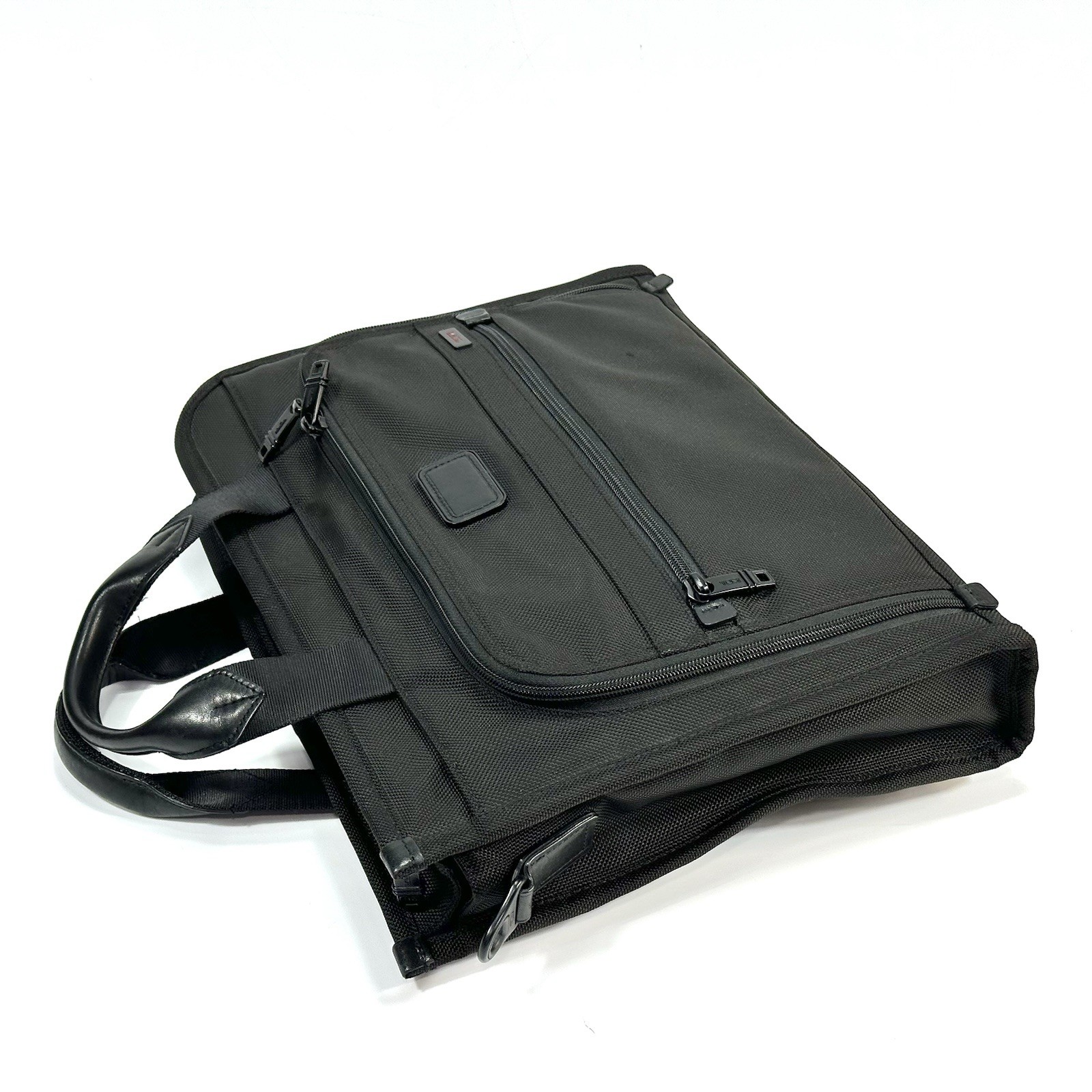 Tumi Alpha 2 Slim Deluxe Portfolio Briefcase Laptop Bag Nylon 26110D2 With Strap