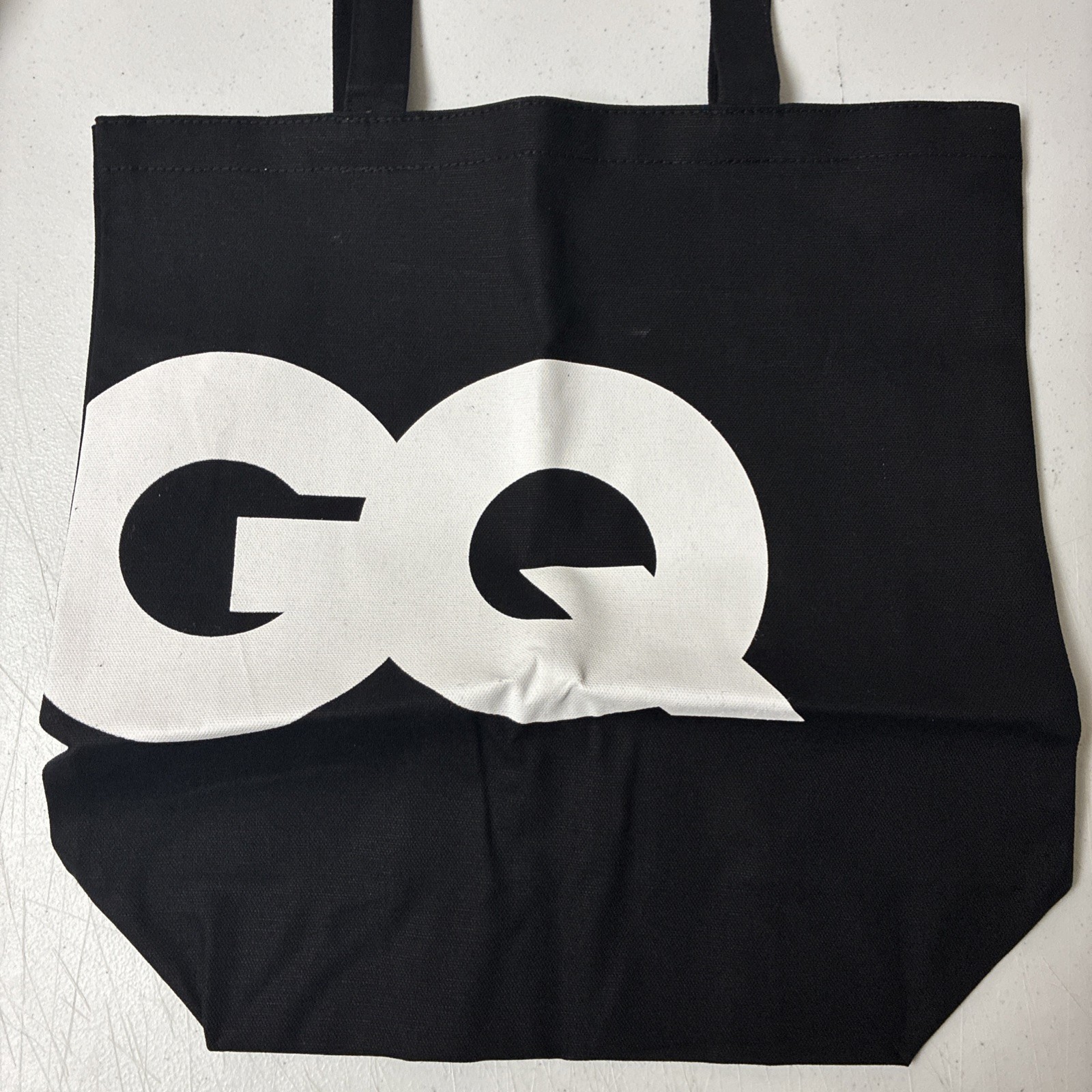 GQ Magazine Black & White Tote Bag NEW ~ Free Ship ~