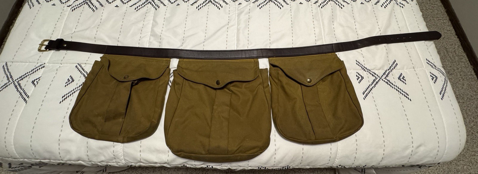 Filson Tin Cloth Shooting-Shell-Game Bag Extra Large USA made