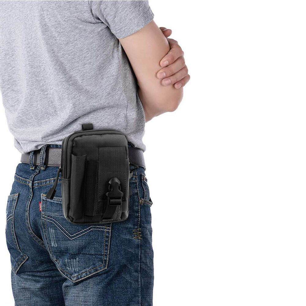 Tactical Waist Fanny Pack Belt Bag Phone Pouch Military Outdoor Camping Hiking