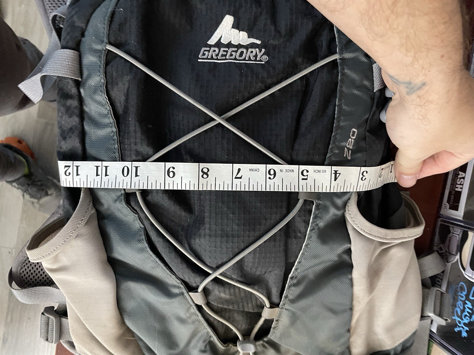 Gregory Z20 Black Hiking Camping Trail Backpack – 1220cu in