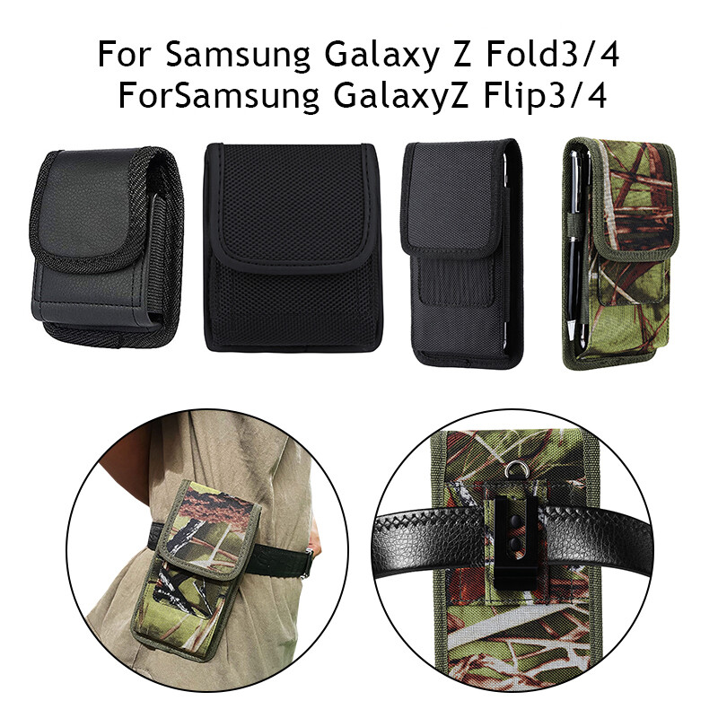 For Samsung Galaxy Z Flip 3/4 Soft PU Oxford Cloth Rugged Case Protective Cover⇓