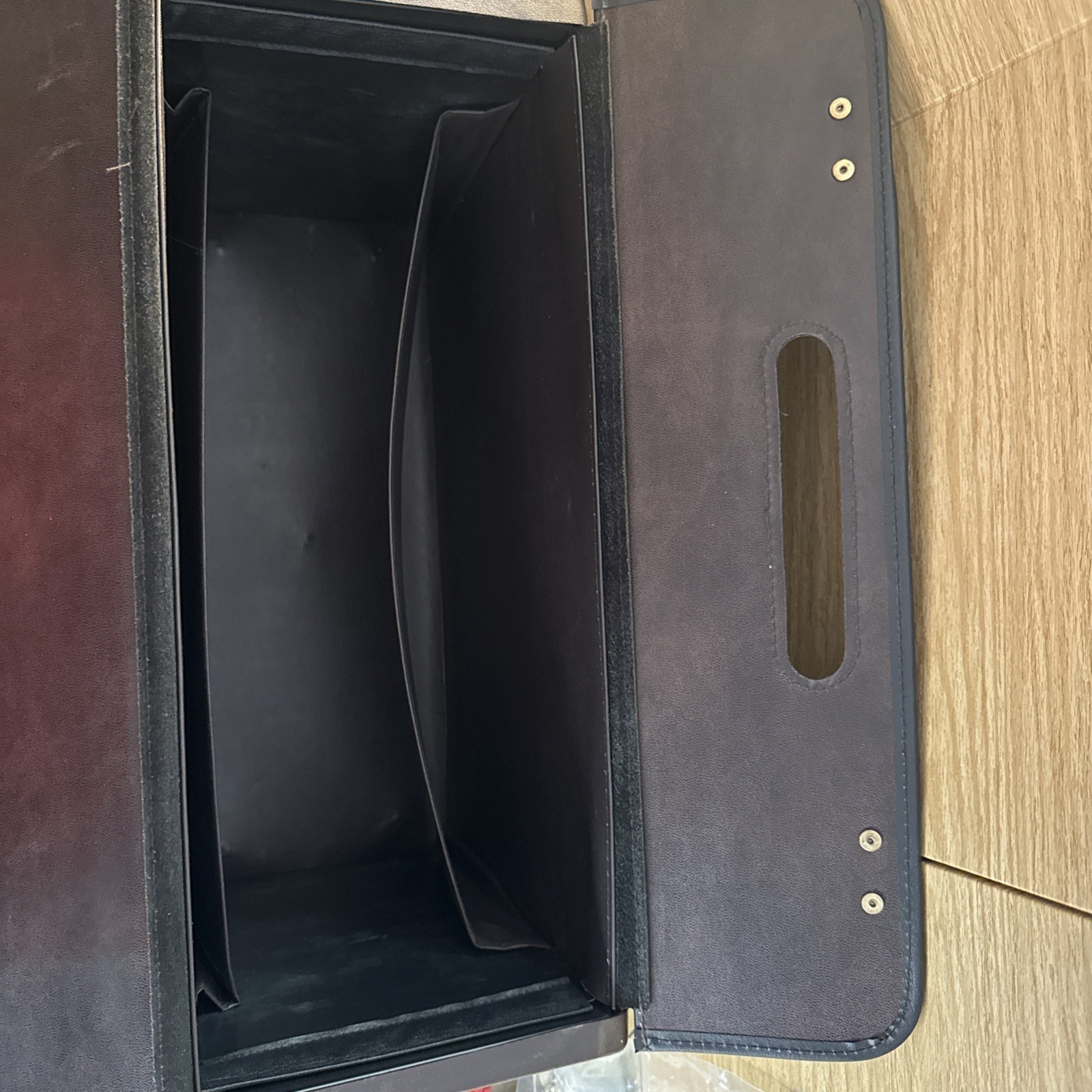 VTG Conklin Men’s Briefcase Attache Case No Key Brown 20” Hardside Suitcase