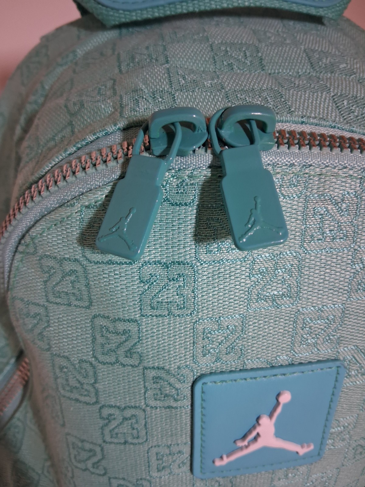 New Authentic Jordan Monogram Jumpman Backpack Emerald Rise