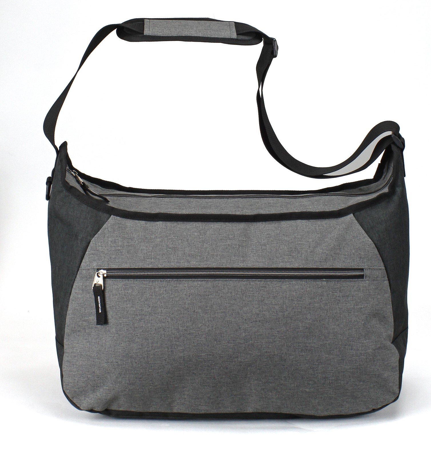 Unisex Shoulder Travel Bag Heather Grey Overnight Sack Durable Lightweight