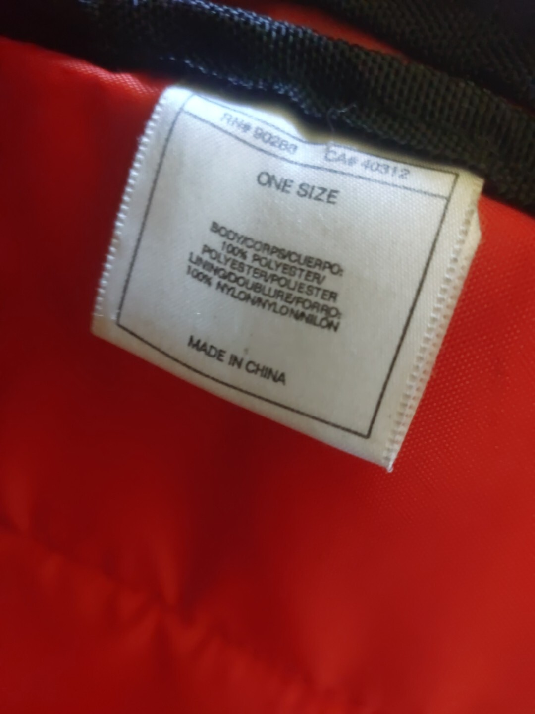 Adidas Backpack Black/Red Compartments Flaw See Description Sale