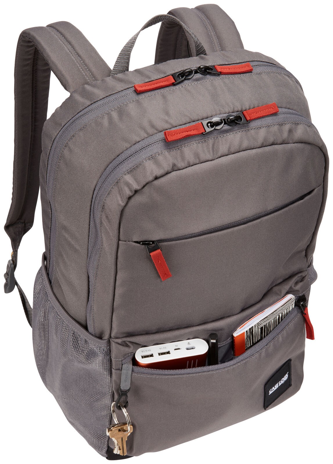 Case Logic Uplink 26L Laptop Backpack Bag w/ Free Pencil Case in Graphite/Black