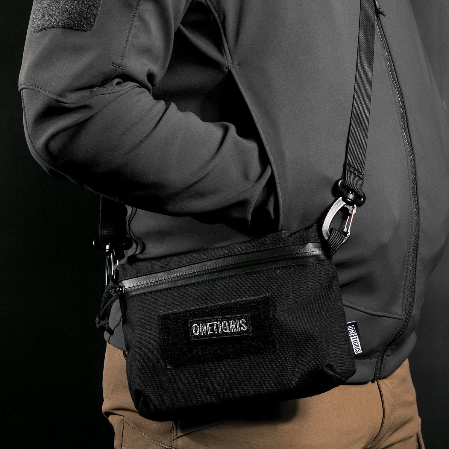 Shoulder Straps Replacement Adjustable Strap for Briefcase Messenger Bag, Black