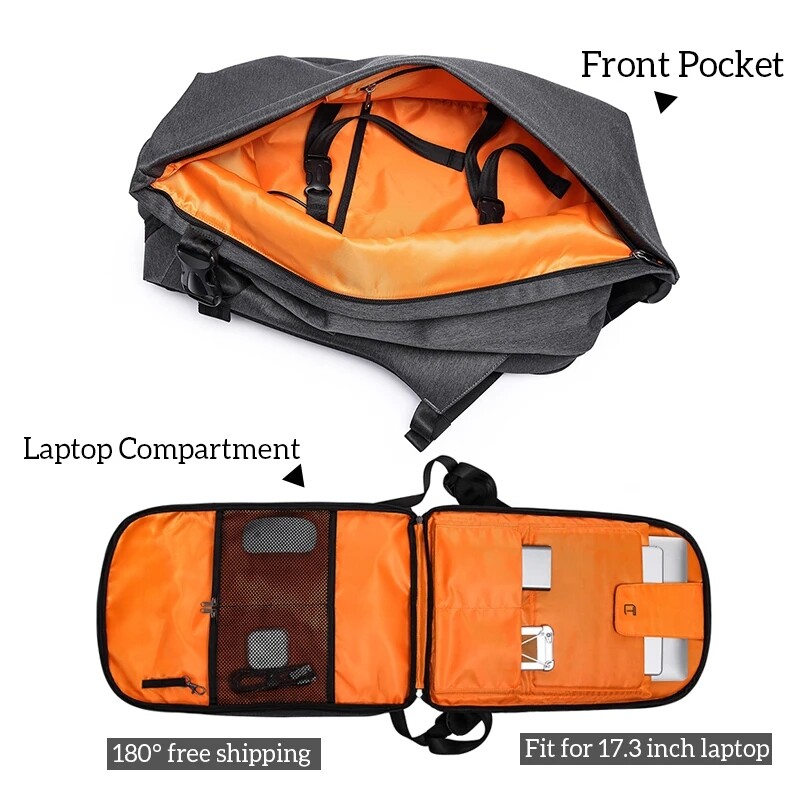TANGCOOL USB Charting Business Men’s laptop Backpack Waterproof SchoolBag
