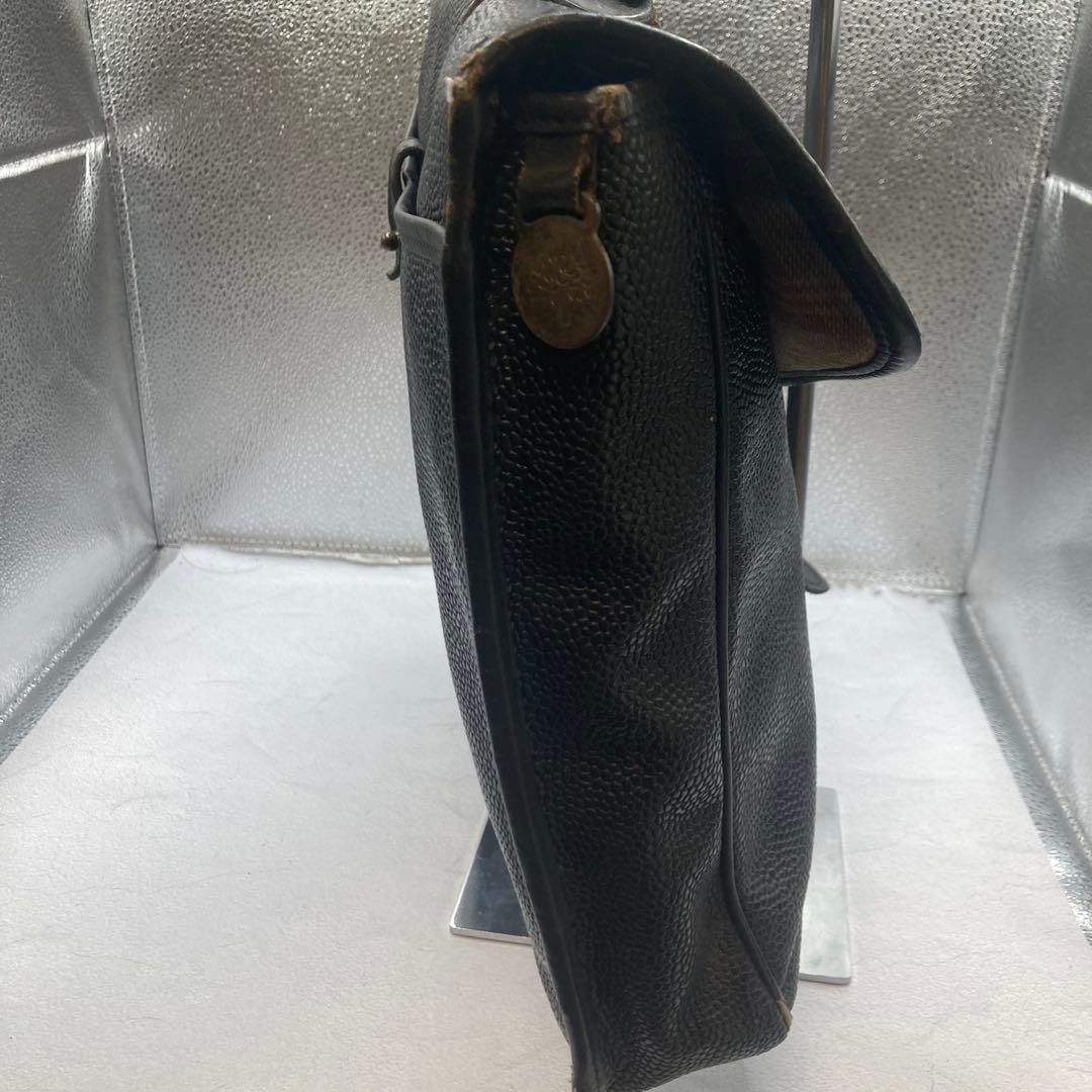 Good quality Mulberry Vintage Business Bag Large Capacity A4 Capable PVC Black