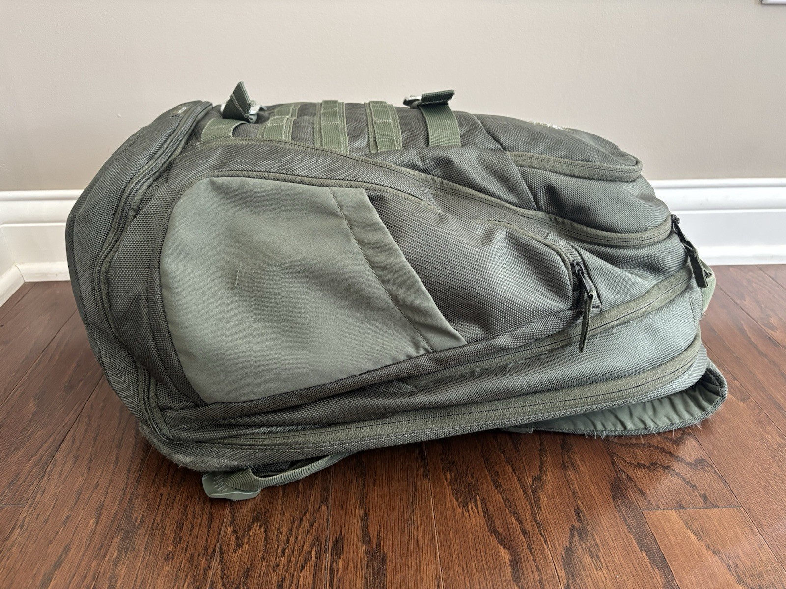 UNDER ARMOUR Backpack OD Green UA Tactical Heavy Duty Huey Molle EDC Rare Bag