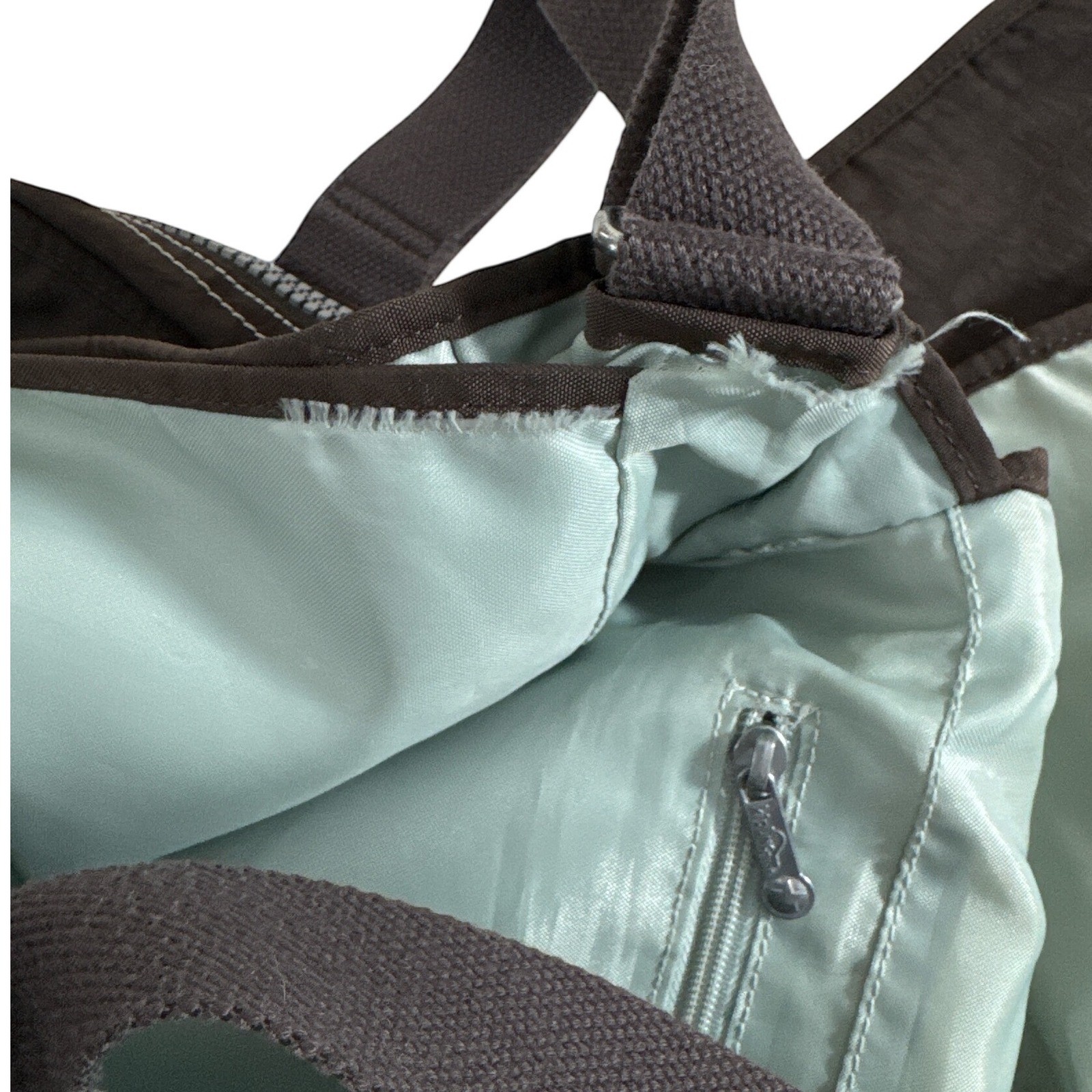 Kipling Messenger Bag Nylon Charcoal Adjustable Strap Pockets Expandable