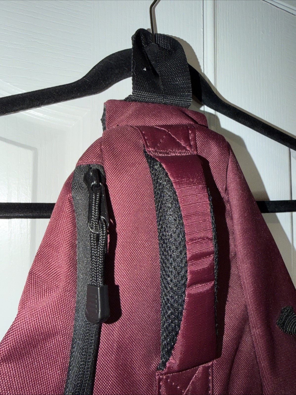 Virginia Tech VT Maroon Sling School Backpack Large Multiple Zip Pockets Unisex