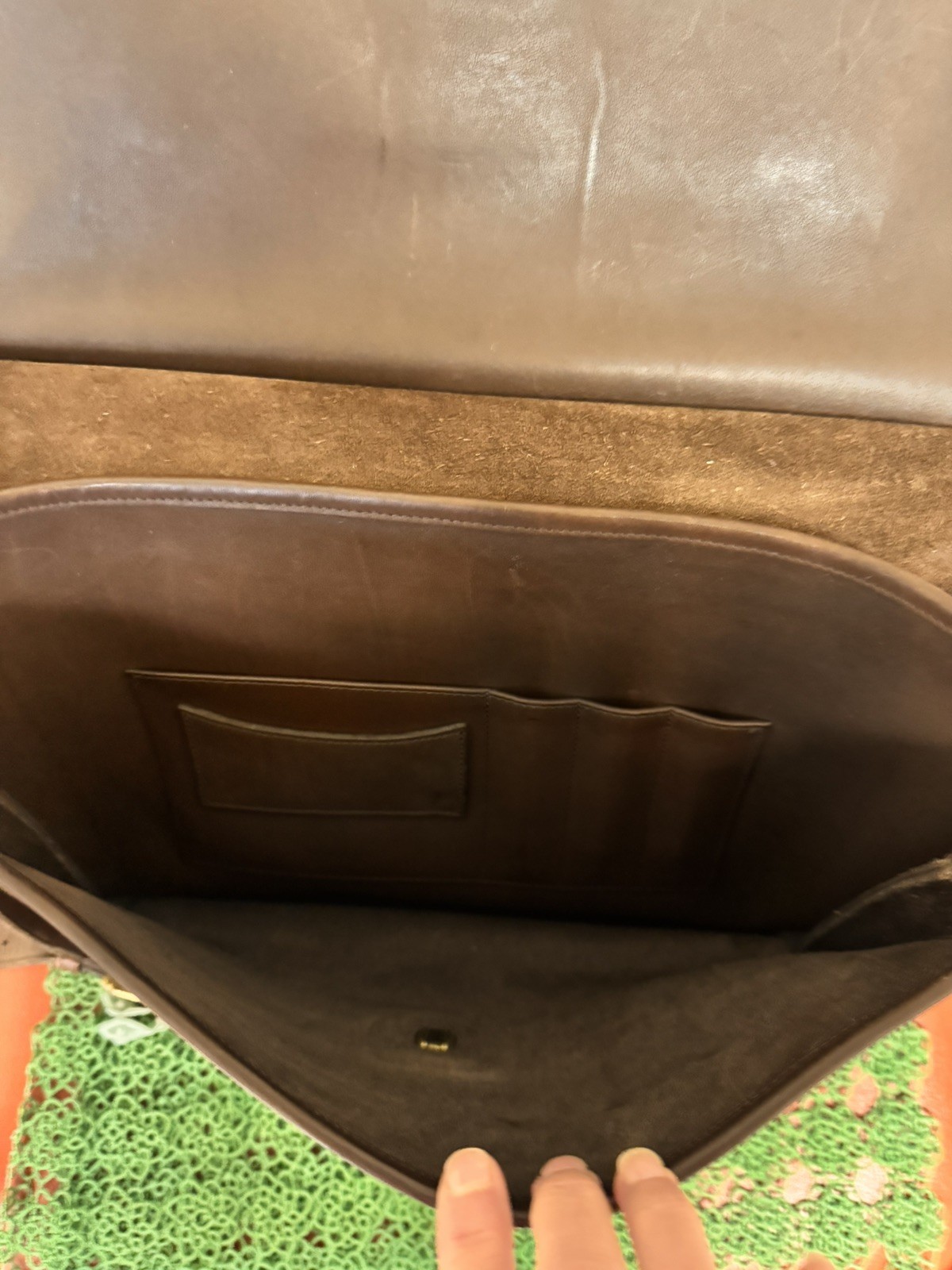 COACH Metropolitan Briefcase vintage brown leather
