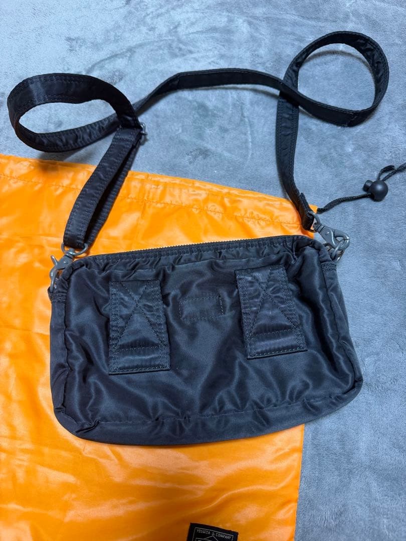 Authentic PORTER Yoshida Bag TANKER Shoulder Bag Nylon Black 28cm x 20cm x 11cm