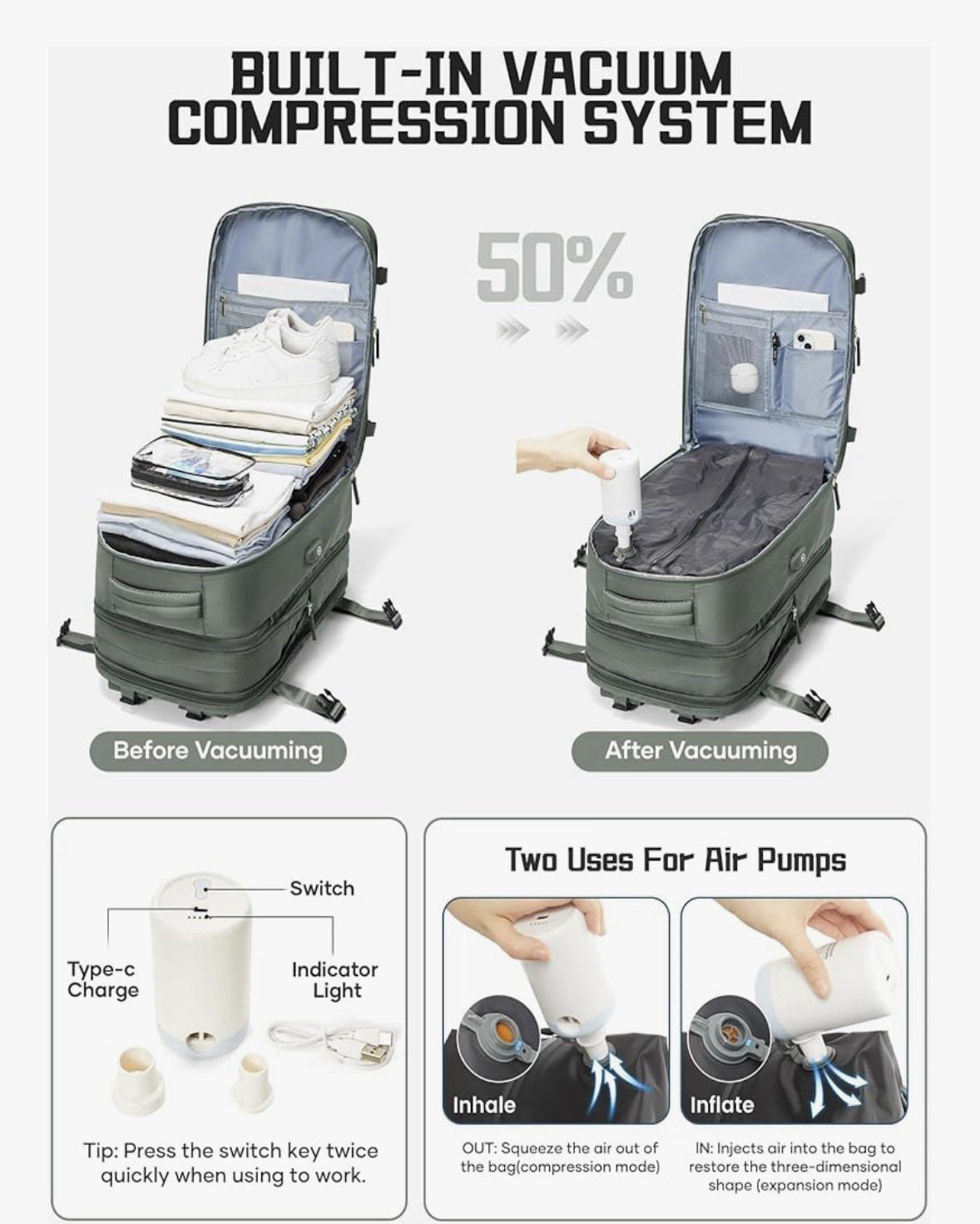 Wepadre Vac Backpack