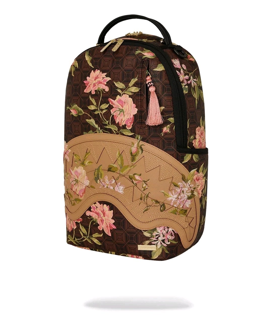 🔥Sprayground AI Dreamers Garden Backpack New Black Bookbag Large School Bag