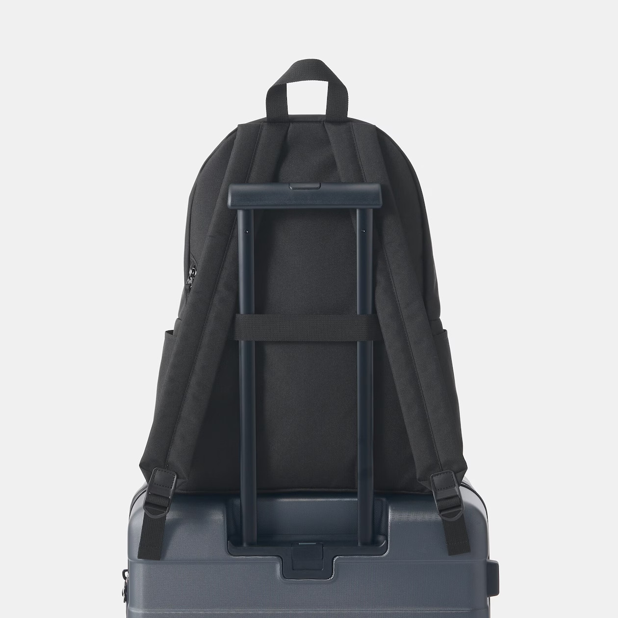 MUJI 20L Black Water Resistant Backpack with Laptop Pocket Japan import