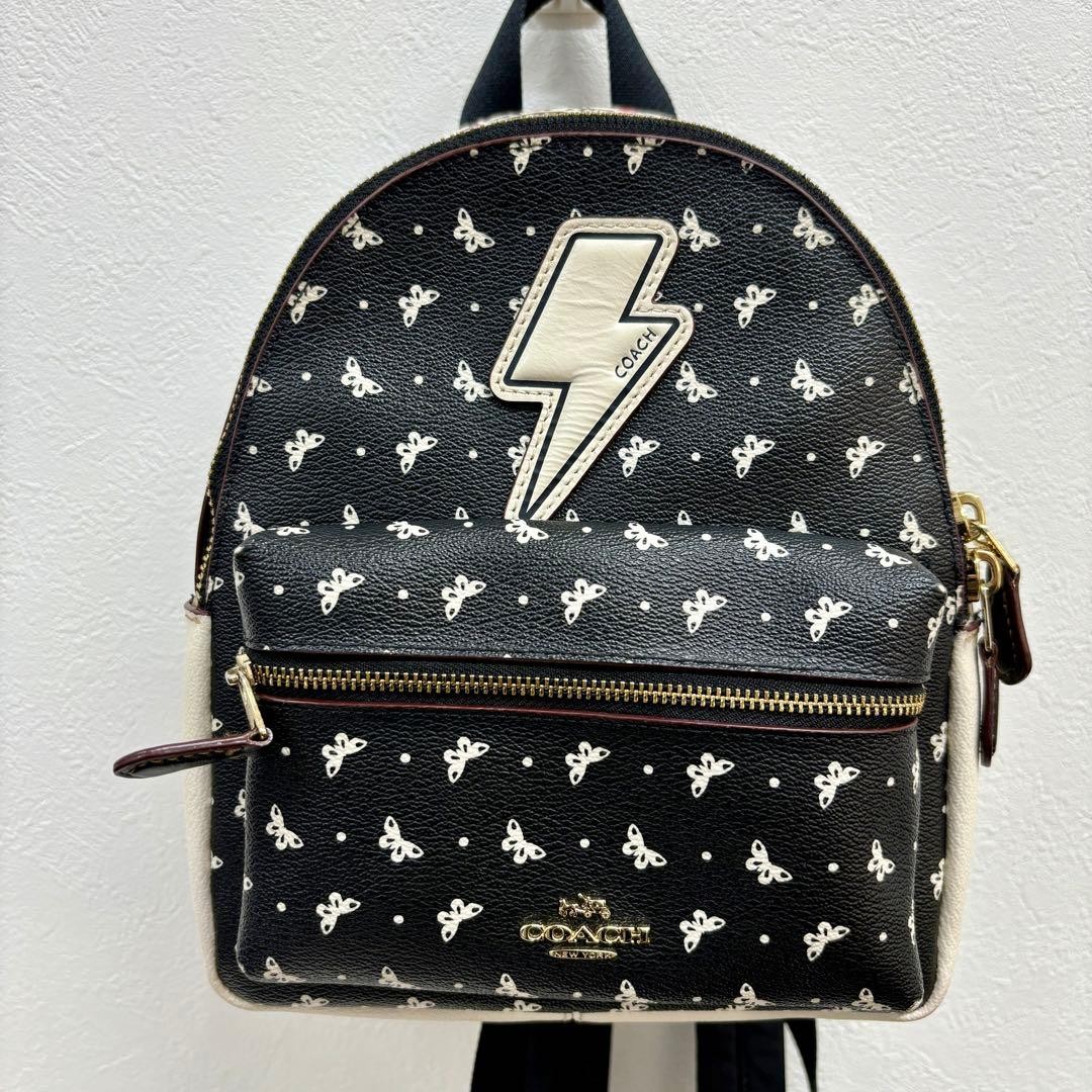 Import duty included for US buyers Coach Mini Backpack Charlie Paisley Red Acce