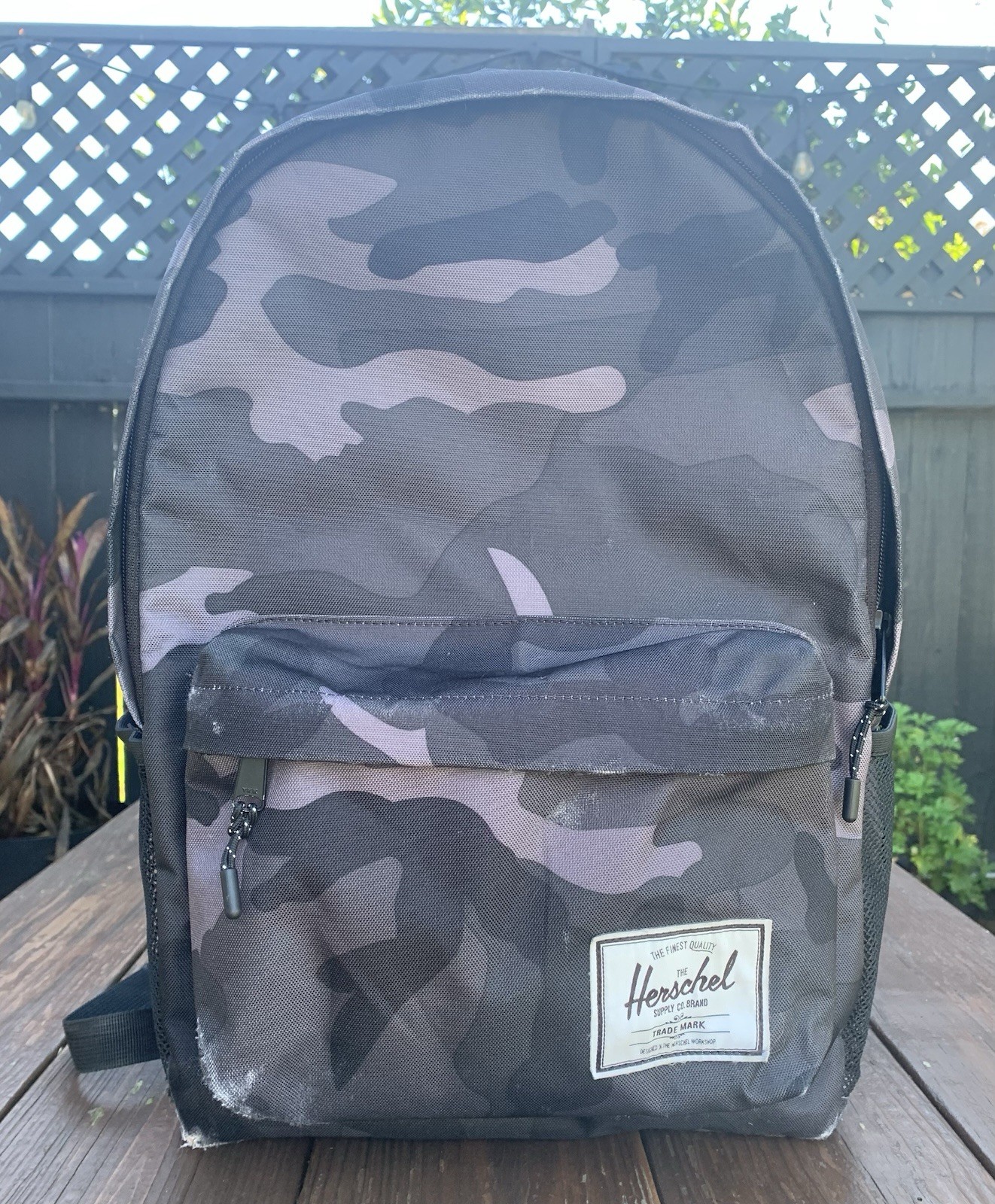 Herschel Supply Co. Classic 15 Inch backpack, Laptop Sleeve, Black Camo
