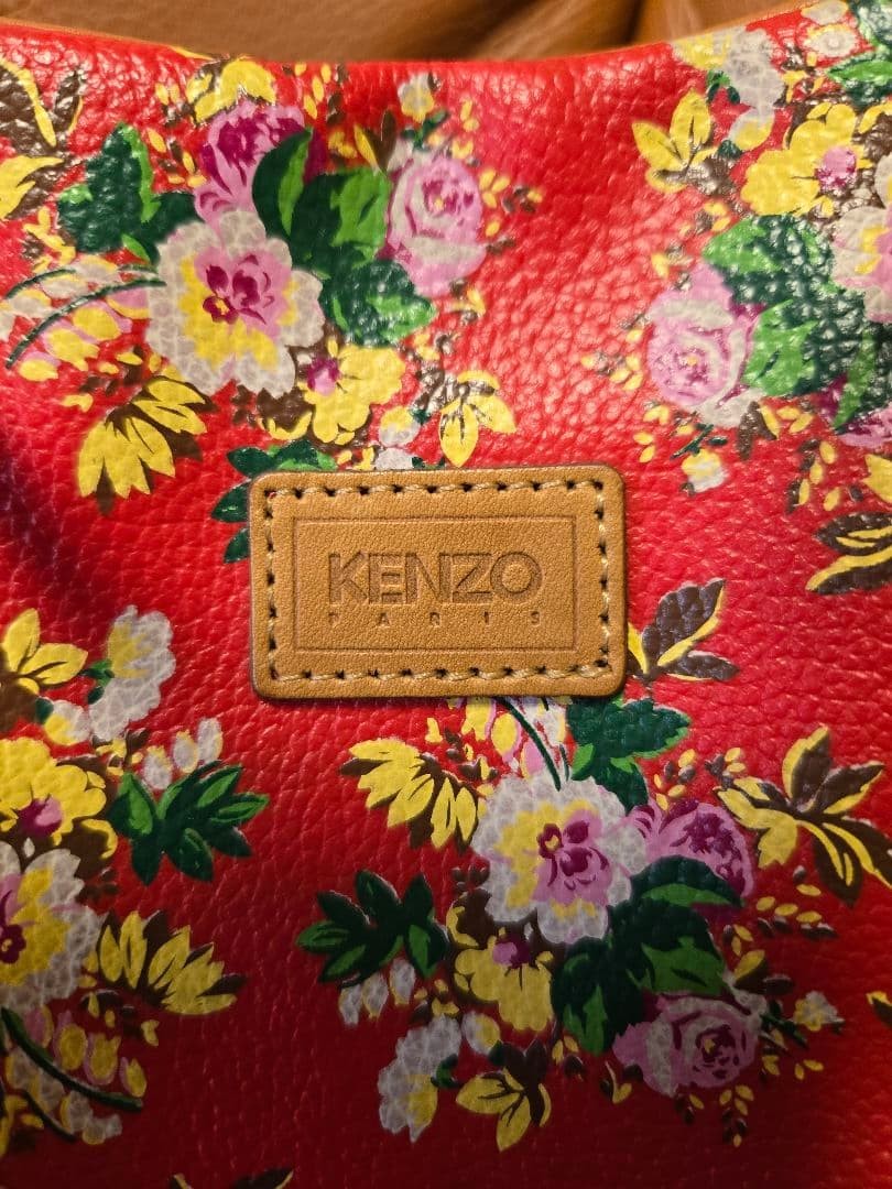 KENZO Floral Pattern Pouch 2-Piece Set Used Vintage Unused Rare