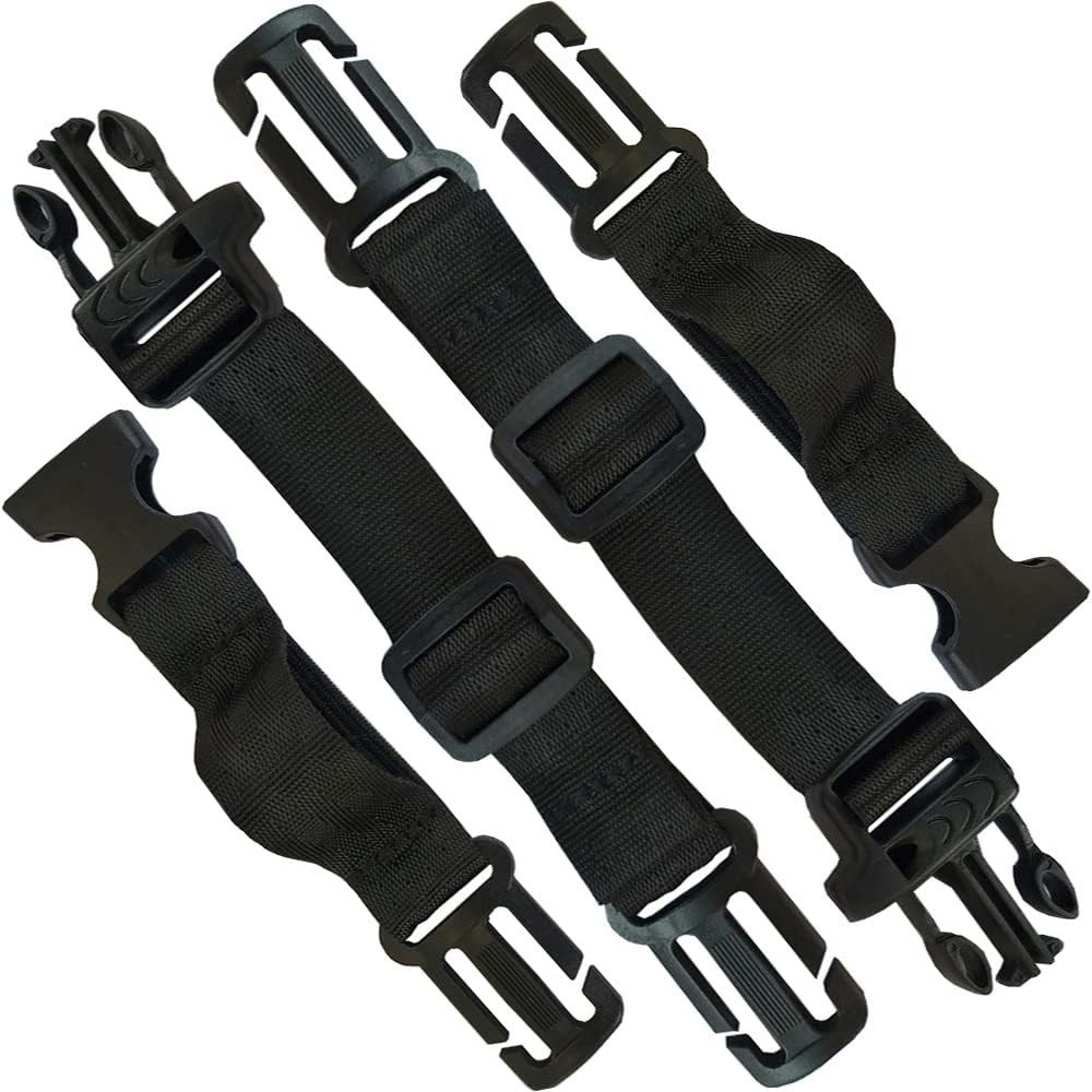 2 Pack Backpack Chest Strap Nylon 0.75 inch Webbing Durable Adjustable Chest Bel