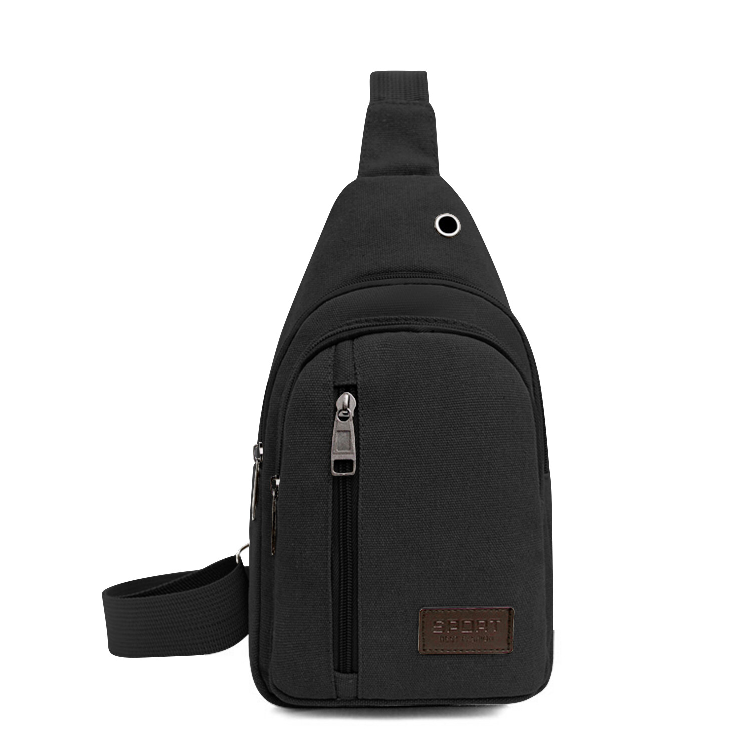 Men’s Sling Backpack Anti-theft Shoulder Crossbody Chest Bag Fanny Pack USB Port