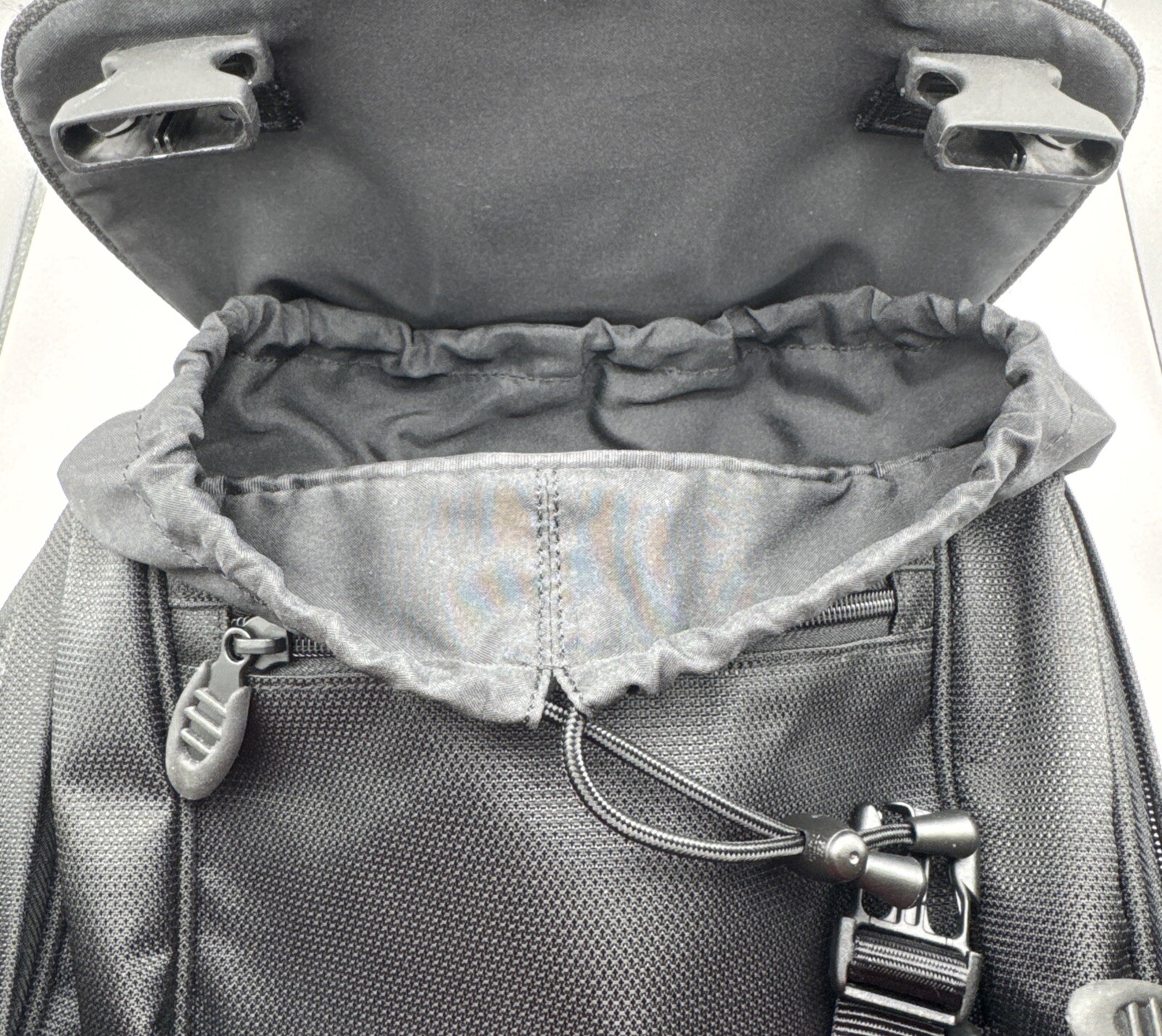 TUMI T2 Black Ballistic Nylon Backpack – Mint Condition
